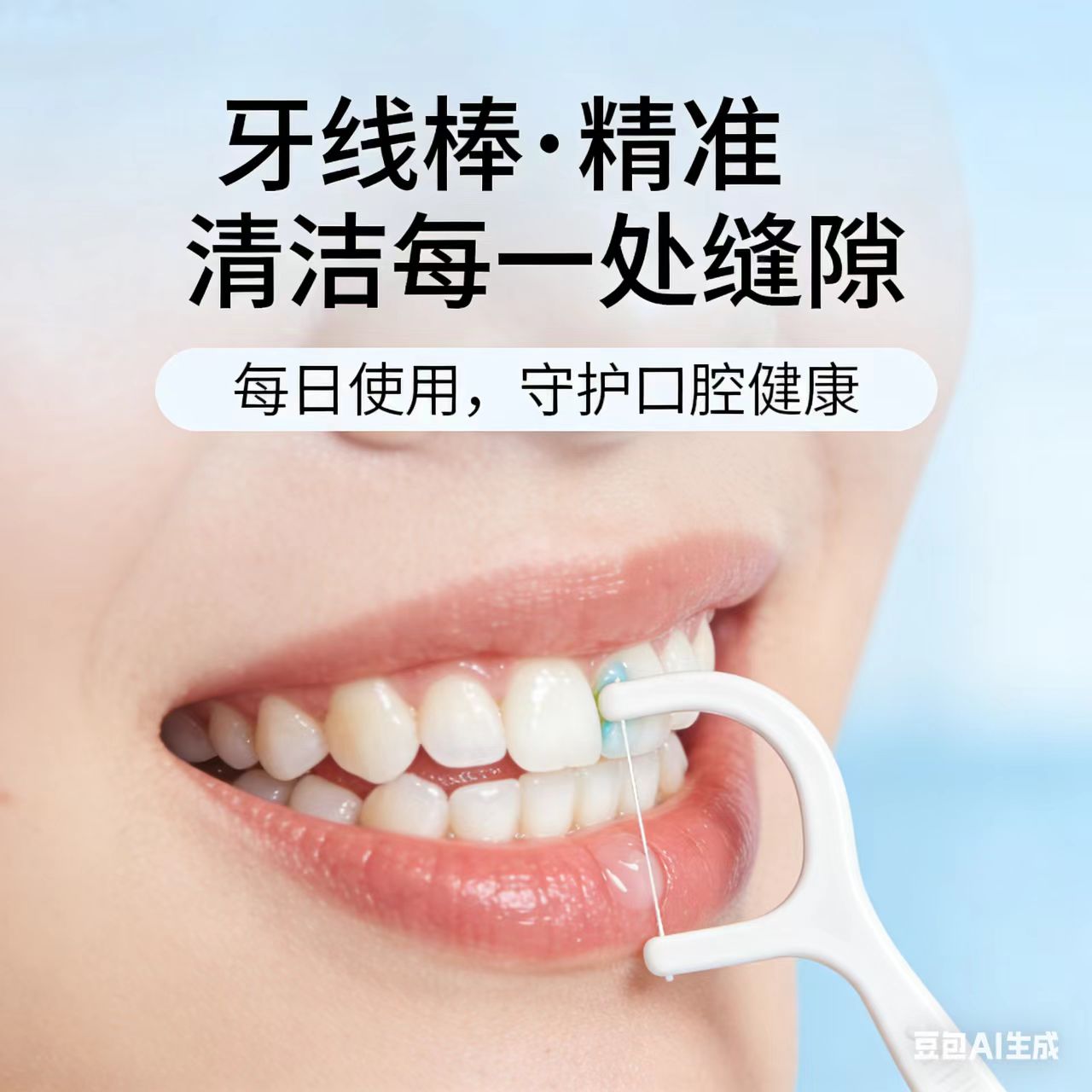 牙线棒剔牙神器清洁牙缝预防蛀牙口腔健康